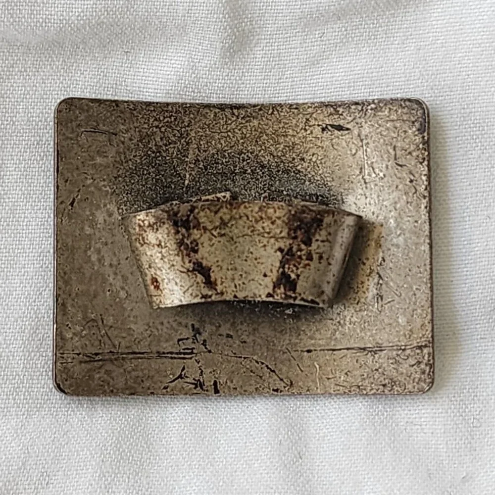 Boy Scouts BSA Vintage 1977 National Scout Jamboree‎ Metal Neckerchief Slide